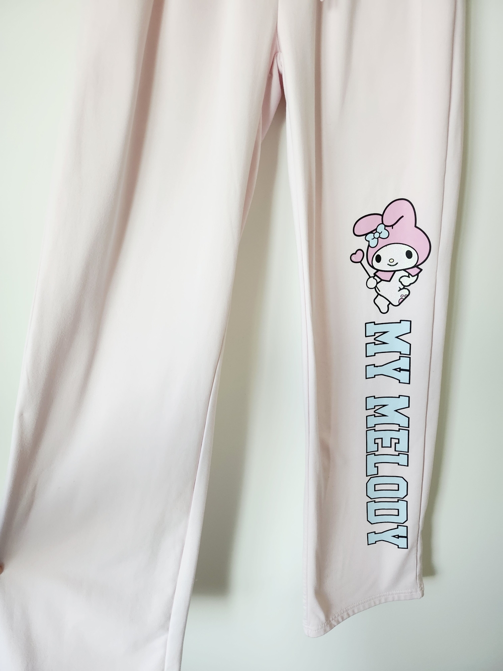 Sanrio My Melody Pink Wide Leg Lounge Pants - Picture 6 of 10
